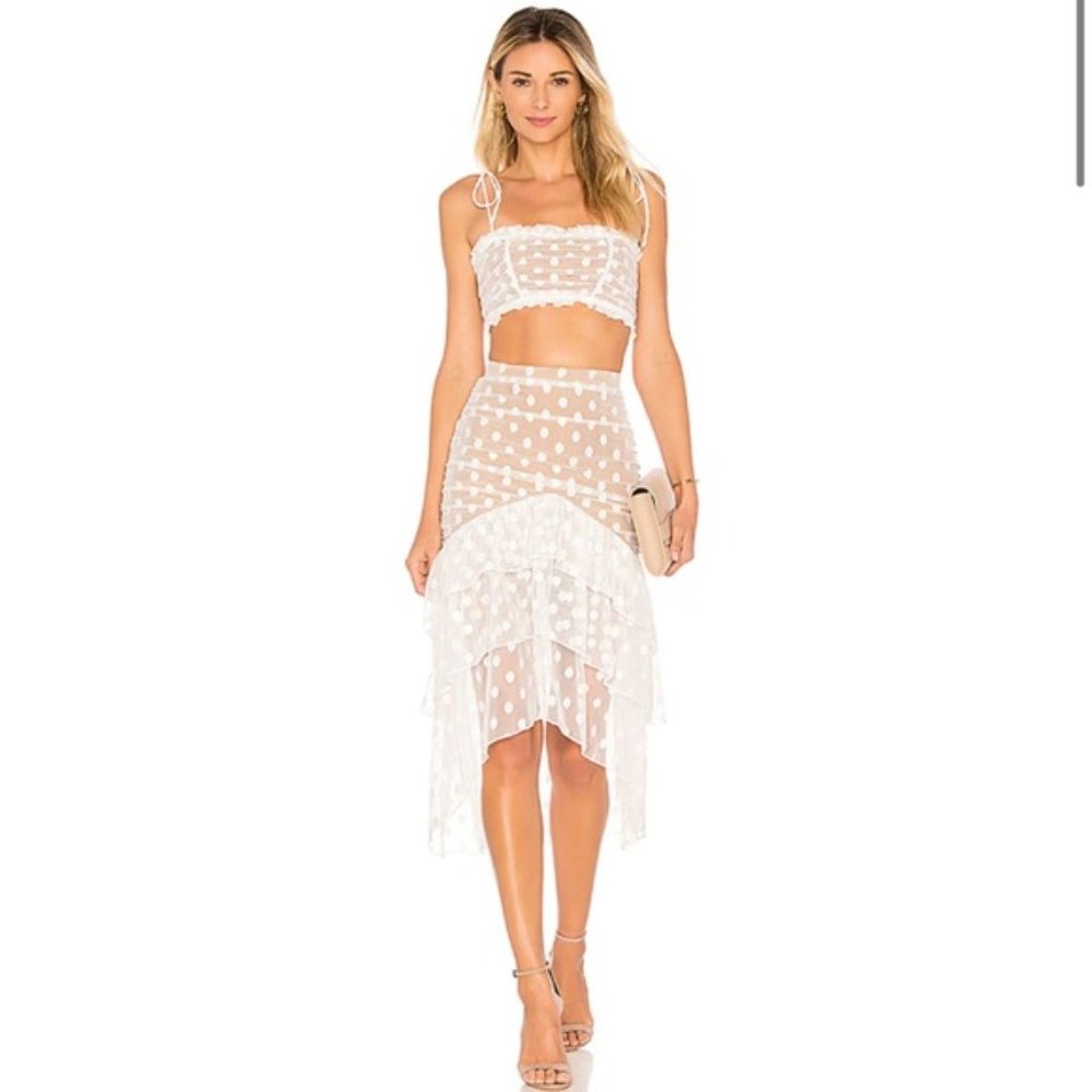 Majorelle Two Piece Heidi skirt and top sawyer set